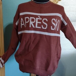 Après Ski Women's Warm Brown Sweater